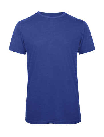 B &amp; C Triblend/men T-Shirt, Heather Royal Blue, 2XL bedrucken, Art.-Nr. 186423017