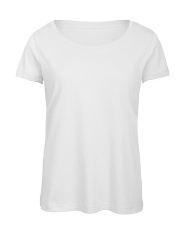 B &amp; C Triblend/women T-Shirt, White, XS bedrucken, Art.-Nr. 187420002