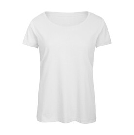 B &amp;amp; C Triblend/women T-Shirt, White, XL bedrucken, Art.-Nr. 187420006