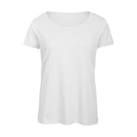 B &amp;amp; C Triblend/women T-Shirt, White, XS bedrucken, Art.-Nr. 187420002