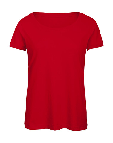 B &amp; C Triblend/women T-Shirt, Red, XL bedrucken, Art.-Nr. 187424006