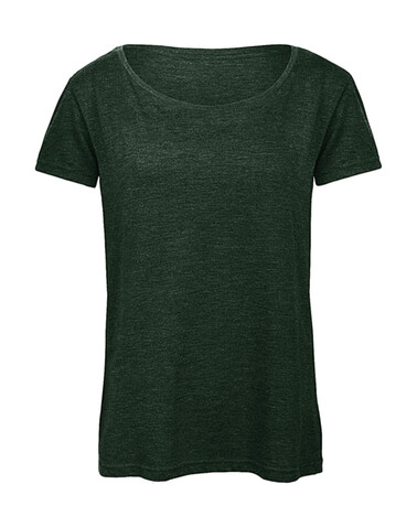 B &amp; C Triblend/women T-Shirt, Heather Forest, XS bedrucken, Art.-Nr. 187425042