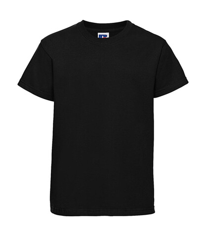 Russell Europe Kid`s Classic T-Shirt, Black, L (128/7-8) bedrucken, Art.-Nr. 188001015