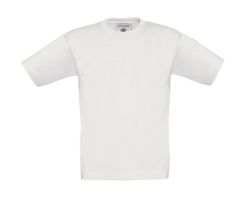 B &amp; C Exact 190/kids T-Shirt, White, 12/14 (152/164) bedrucken, Art.-Nr. 188420007