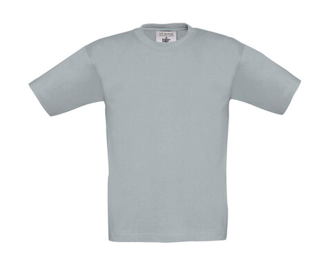 B &amp; C Exact 190/kids T-Shirt, Pacific Grey, 12/14 (152/164) bedrucken, Art.-Nr. 188421357