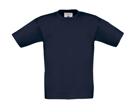 B &amp; C Exact 190/kids T-Shirt, Navy, 3/4 (98/104) bedrucken, Art.-Nr. 188422003