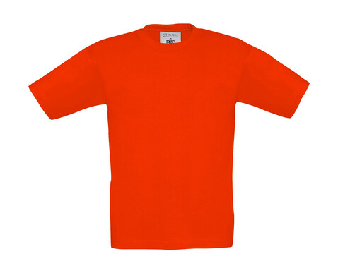 B &amp; C Exact 190/kids T-Shirt, Orange, 5/6 (110/116) bedrucken, Art.-Nr. 188424104