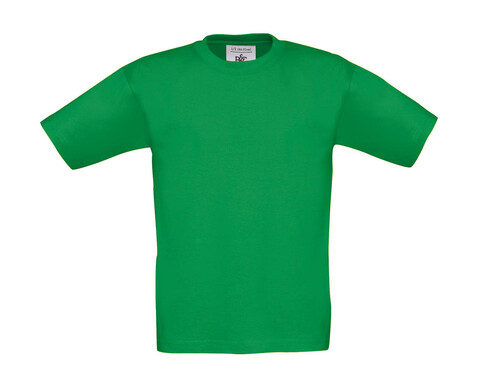 B &amp; C Exact 190/kids T-Shirt, Kelly Green, 7/8 (122/128) bedrucken, Art.-Nr. 188425185