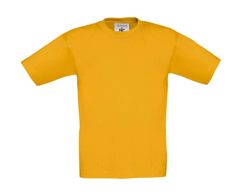 B &amp; C Exact 190/kids T-Shirt, Gold, 7/8 (122/128) bedrucken, Art.-Nr. 188426435