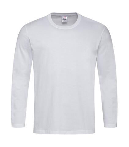 Stedman Comfort-T 185 Long Sleeve, White, 2XL bedrucken, Art.-Nr. 192050007