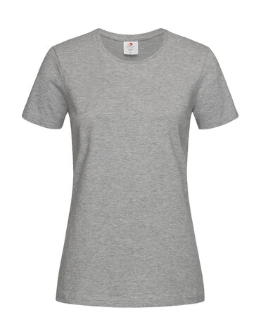 Stedman Comfort-T 185 Women, Grey Heather, L bedrucken, Art.-Nr. 193051235