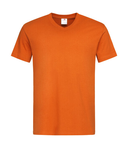 Stedman Classic-T V-Neck, Orange, S bedrucken, Art.-Nr. 194054103