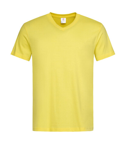 Stedman Classic-T V-Neck, Yellow, L bedrucken, Art.-Nr. 194056005