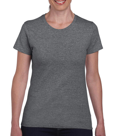 Gildan Heavy Cotton Women`s T-Shirt, Graphite Heather, M bedrucken, Art.-Nr. 194091314