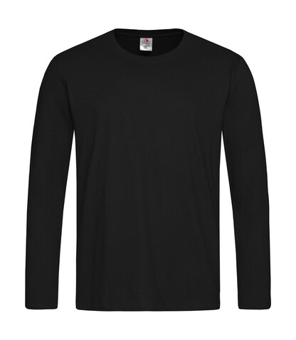 Stedman Classic-T Long Sleeve, Black Opal, L bedrucken, Art.-Nr. 195051025
