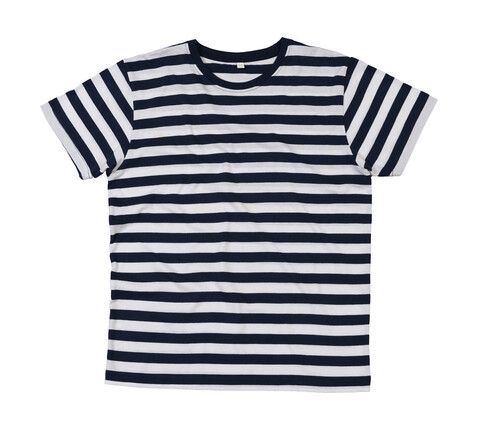 Mantis Men`s Stripy T, Navy/White, M bedrucken, Art.-Nr. 195482524