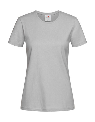 Stedman Classic-T Fitted Women, Soft Grey, 2XL bedrucken, Art.-Nr. 196051357