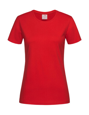 Stedman Classic-T Fitted Women, Scarlet Red, 2XL bedrucken, Art.-Nr. 196054027