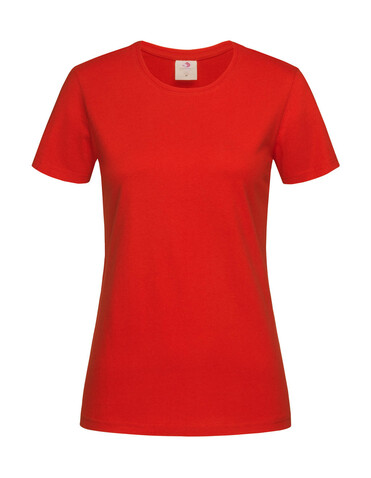 Stedman Classic-T Fitted Women, Brilliant Orange, XS bedrucken, Art.-Nr. 196054142