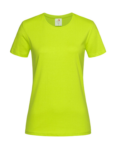 Stedman Classic-T Fitted Women, Bright Lime, 2XL bedrucken, Art.-Nr. 196055237