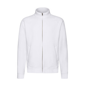 Fruit of the Loom Premium Sweat Jacket, White, S bedrucken, Art.-Nr. 203010003 Fruit of the Loom Premium Sweat Jacket, White, S bedrucken, Art.-Nr. 203010003