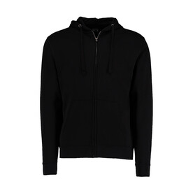 Kustom Kit Regular Fit Zipped Hoodie Superwash® 60º, Black, XS bedrucken, Art.-Nr. 203111012