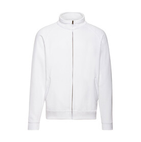 Fruit of the Loom Classic Sweat Jacket, White, S bedrucken, Art.-Nr. 204010003 Fruit of the Loom Classic Sweat Jacket, White, S bedrucken, Art.-Nr. 204010003