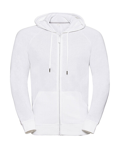 Russell Europe Men`s HD Zipped Hood Sweat, White, XS bedrucken, Art.-Nr. 208000002