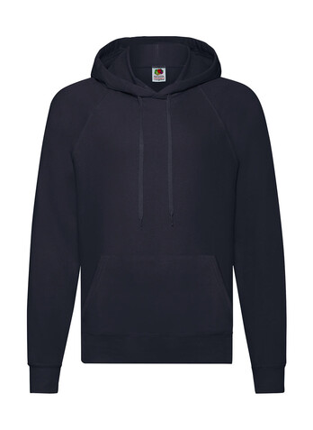 Fruit of the Loom Lightweight Hooded Sweat, Deep Navy, M bedrucken, Art.-Nr. 212012024
