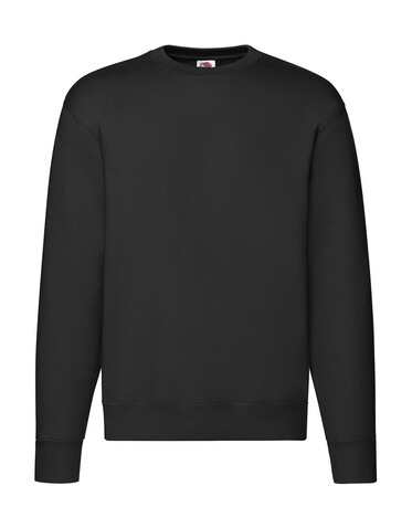 Fruit of the Loom Premium Set In Sweat, Black, XL bedrucken, Art.-Nr. 215011016