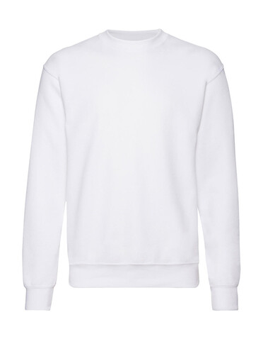 Fruit of the Loom Classic Set In Sweat, White, M bedrucken, Art.-Nr. 216010004
