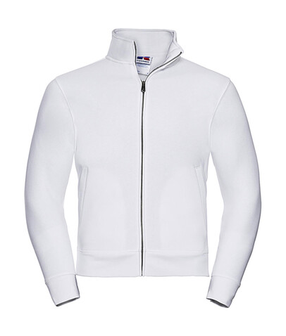 Russell Europe Men`s Authentic Sweat Jacket, White, M bedrucken, Art.-Nr. 220000004