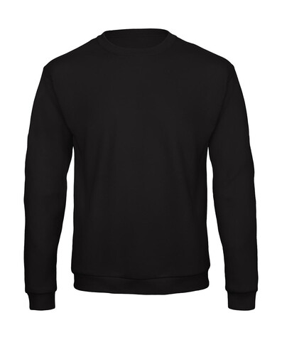 B &amp; C ID.202 50/50 Sweatshirt Unisex, Black, L bedrucken, Art.-Nr. 220421015