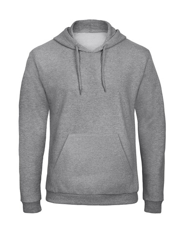 B &amp; C ID.203 50/50 Hooded Sweatshirt Unisex, Heather Grey, M bedrucken, Art.-Nr. 221421234