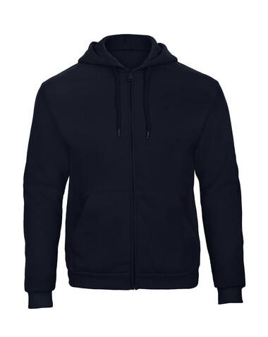 B &amp; C ID.205 50/50 Hooded Full Zip Sweat Unisex, Navy, XS bedrucken, Art.-Nr. 222422002