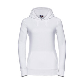 Russell Europe Ladies` Authentic Hooded Sweat, White, XS bedrucken, Art.-Nr. 249000002