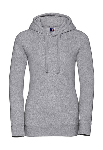 Russell Europe Ladies` Authentic Hooded Sweat, Light Oxford, XS bedrucken, Art.-Nr. 249007192