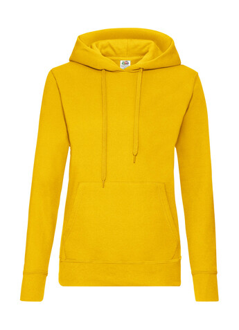 Fruit of the Loom Ladies` Classic Hooded Sweat, Sunflower, M bedrucken, Art.-Nr. 249016014 Fruit of the Loom Ladies` Classic Hooded Sweat, Sunflower, M bedrucken, Art.-Nr. 249016014