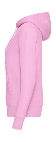 Fruit of the Loom Ladies` Classic Hooded Sweat, Dark Heather Grey, S bedrucken, Art.-Nr. 249011263