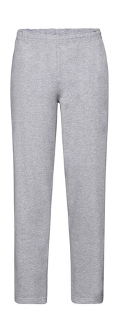 Fruit of the Loom Classic Open Hem Jog Pants, Heather Grey, S bedrucken, Art.-Nr. 253011233