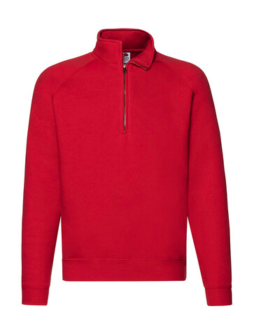 Fruit of the Loom Premium Zip Neck Sweat, Royal, L bedrucken, Art.-Nr. 261013005