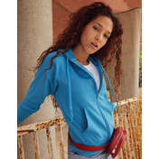 Fruit of the Loom Ladies` Lightweight Hooded Sweat Jacket bedrucken, Art.-Nr. 26901 Fruit of the Loom Ladies` Lightweight Hooded Sweat Jacket bedrucken, Art.-Nr. 26901