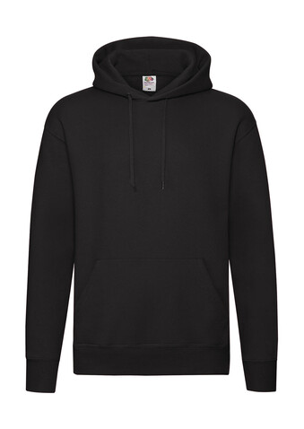 Fruit of the Loom Premium Hooded Sweat, Black, S bedrucken, Art.-Nr. 275011013