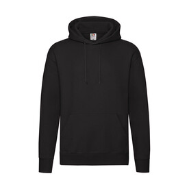 Fruit of the Loom Premium Hooded Sweat, Black, S bedrucken, Art.-Nr. 275011013