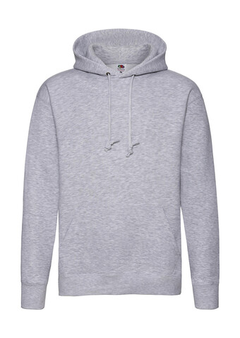 Fruit of the Loom Premium Hooded Sweat, Heather Grey, M bedrucken, Art.-Nr. 275011234