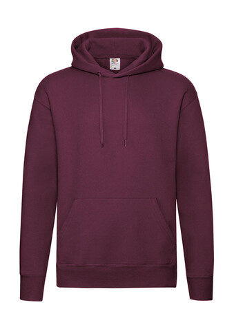 Fruit of the Loom Premium Hooded Sweat, Burgundy, M bedrucken, Art.-Nr. 275014484