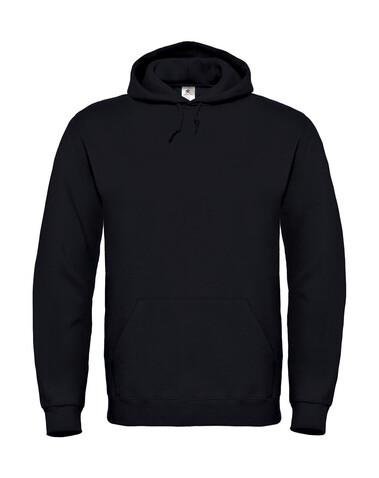 B &amp; C ID.003 Cotton Rich Hooded Sweatshirt, Black, 4XL bedrucken, Art.-Nr. 275421019