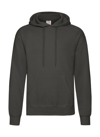 Fruit of the Loom Classic Hooded Sweat, Light Graphite, L bedrucken, Art.-Nr. 276011355