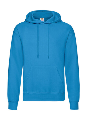 Fruit of the Loom Classic Hooded Sweat, Azure Blue, 2XL bedrucken, Art.-Nr. 276013107