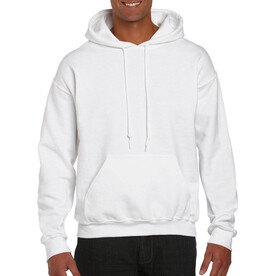 Gildan DryBlend Adult Hooded Sweat, White, S bedrucken, Art.-Nr. 276090003